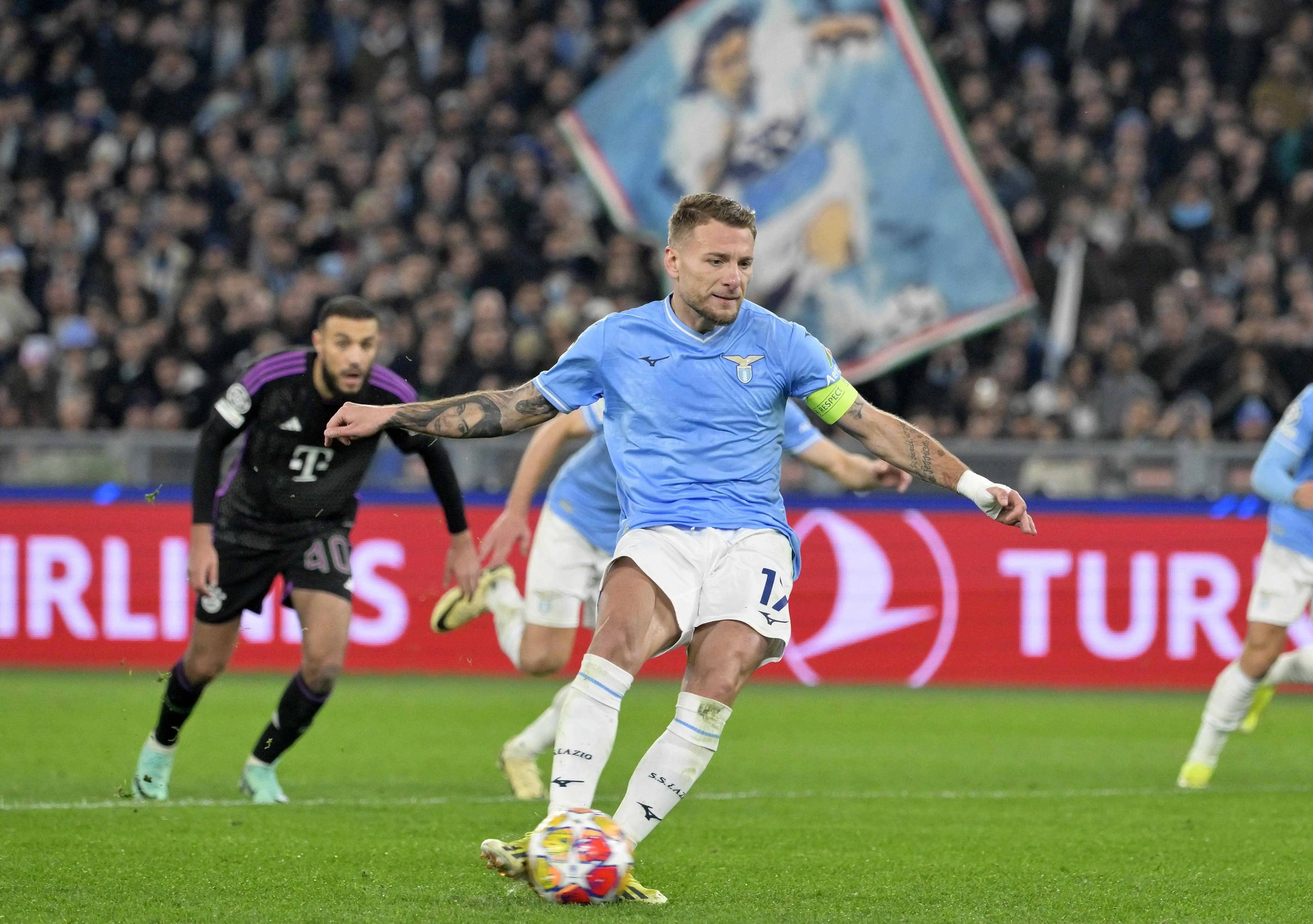 拉齐奥客场胜狼堡，取得欧冠资格